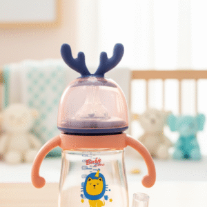 baby sipper spout with interchangeable soft sillicone nipple