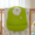 green silicone bib