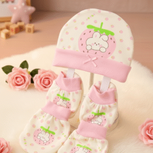 cap,mitten&bootie set