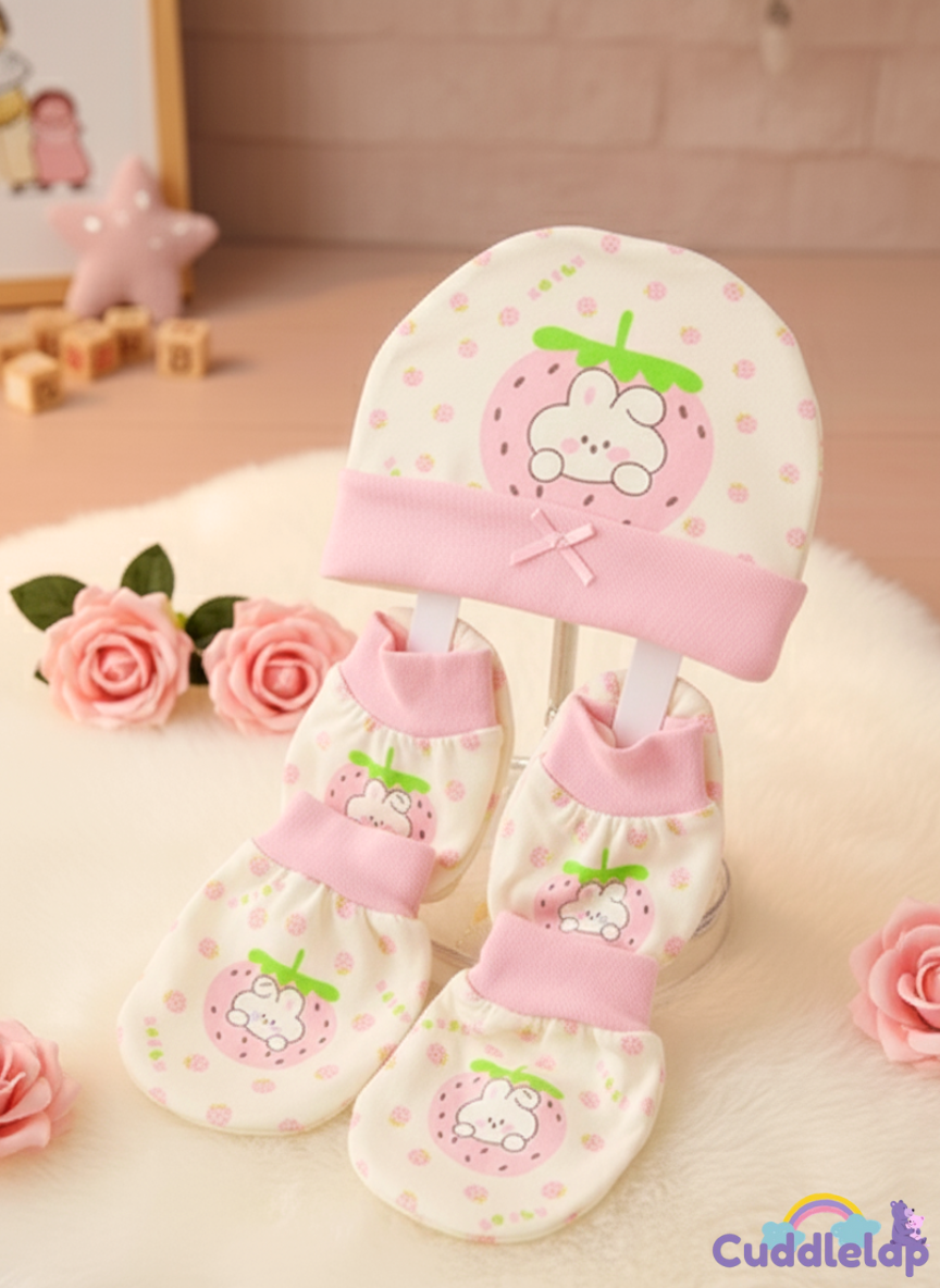 cap,mitten&bootie set cap,mitten&bootie set